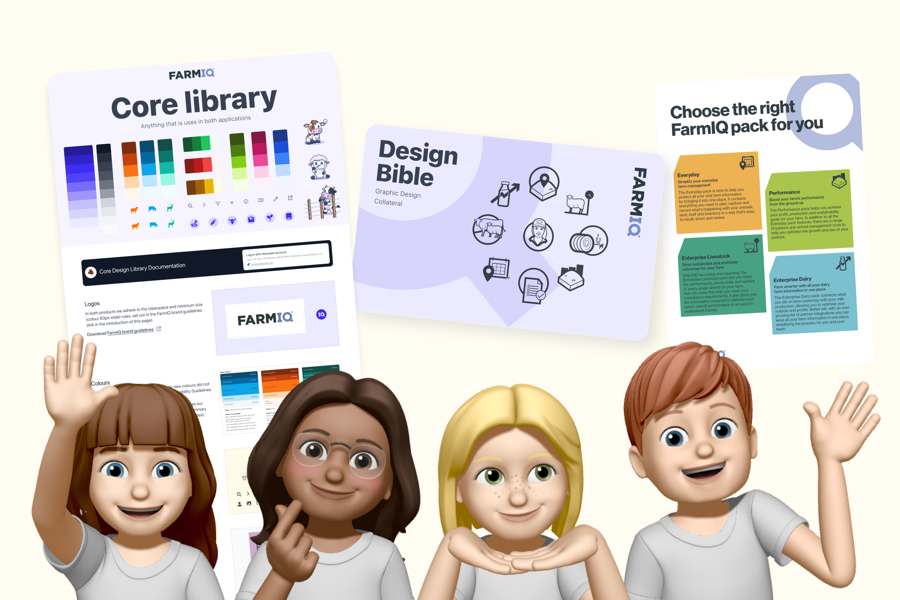 FarmIQ design system libraries with the design team